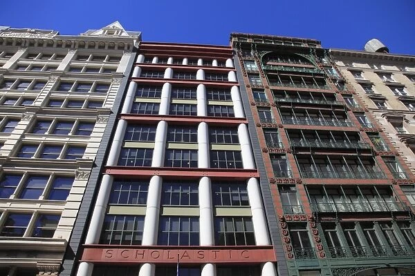 Historic loft architecture, Soho, Manhattan, New York City, United States of America, North America