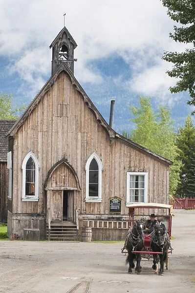 Historic old gold town, Barkersville, British Columbia, Canada, North America