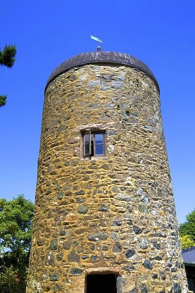 Historic Tower, Sark, Channel Islands, United Kingdom, Europe