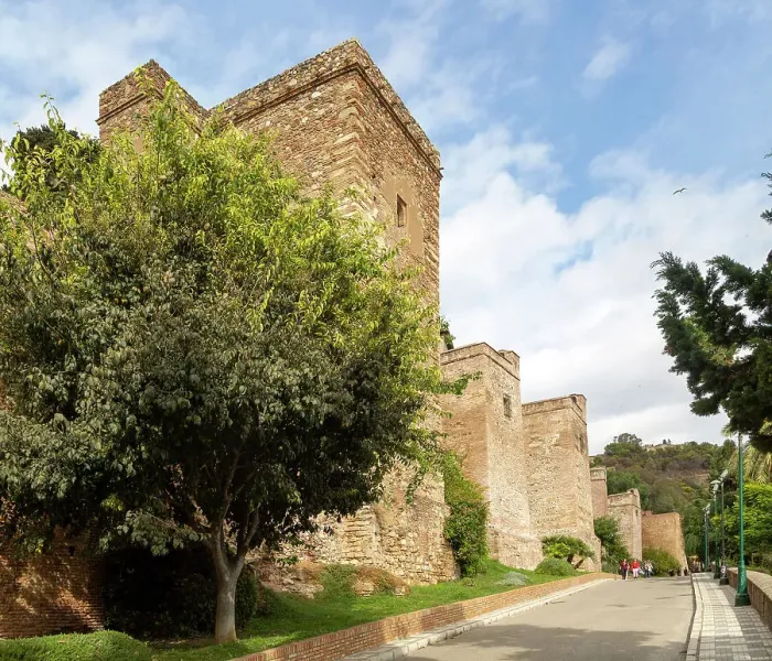 Framed Print : Historic walled defences to Moorish citadel fortress palace of the Alcazaba, Malaga, Andalusia, Spain, Europe Framed Print : Historic walled defences to Moorish citadel fortress palace of the Alcazaba, Malaga, Andalusia, Spain, Europe