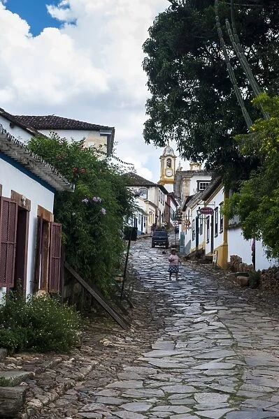 Historical mining town, Tiradentes, Minas Gerais, Brazil, South America