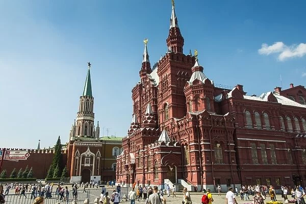 The History Museum on Red Square, UNESCO World Heritage Site, Moscow, Russia, Europe
