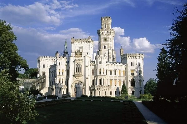 Hluboka Castle, Hluboka, South Bohemia, Czech Republic, Europe