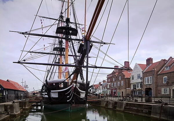 HMS Trincomalee, British Frigate of 1817, at Hartlepools Maritime Experience