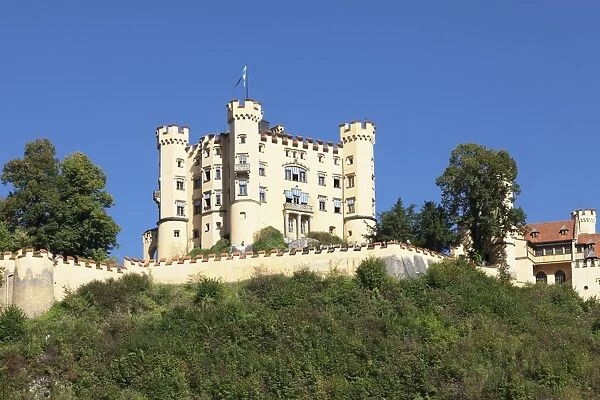 Hohenschwangau Castle, Hohenschwangau, Schwangau, Allgau, Bavaria, Germany, Europe