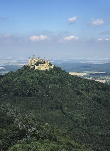 Hohenzollern Castle, Hechingen, Swabian Alb, Baden Wurttemberg, Germany, Europe