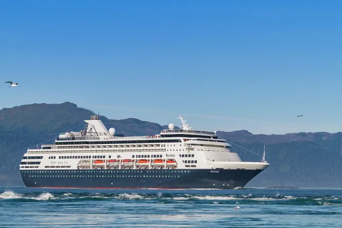 Framed Print : The Holland America cruise ship Ryndam in Southeast Alaska, United States of America Framed Print : The Holland America cruise ship Ryndam in Southeast Alaska, United States of America