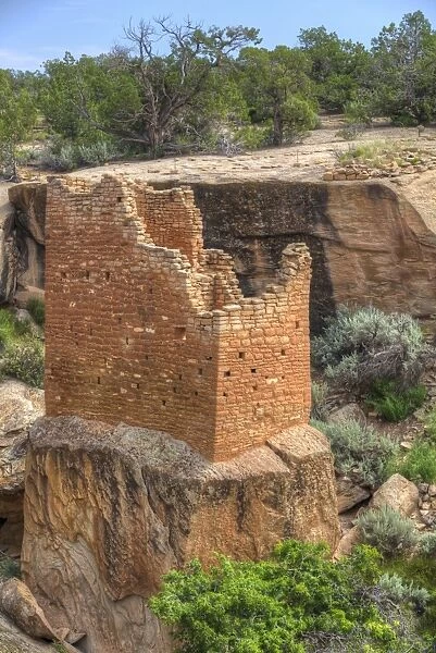 Holly Group, Anasazi Ruins, dating from AD1230 to 1275, Hovenweep National Monument