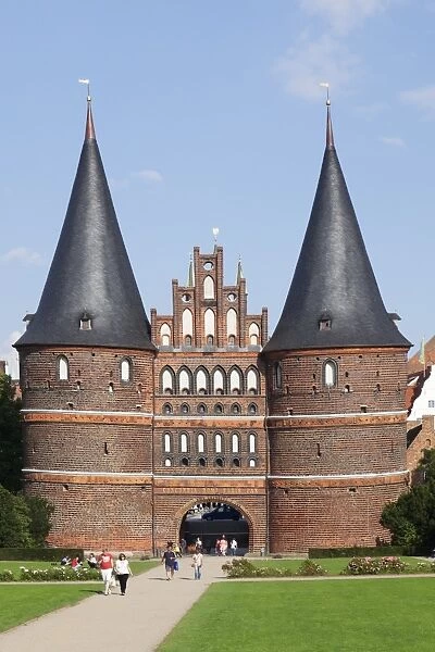 Holstentor gate, Lubeck, UNESCO World Heritage Site, Schleswig Holstein, Germany, Europe