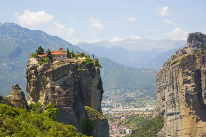 Framed Print : Holy Monastery of Holy Trinity, Meteora, UNESCO World Heritage Site, Thessaly, Greece Framed Print : Holy Monastery of Holy Trinity, Meteora, UNESCO World Heritage Site, Thessaly, Greece