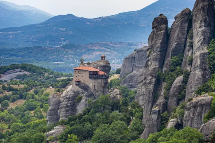 Framed Print : Holy Monastery of St. Nicholas Anapafsas, UNESCO World Heritage Site, Meteora Monasteries Framed Print : Holy Monastery of St. Nicholas Anapafsas, UNESCO World Heritage Site, Meteora Monasteries