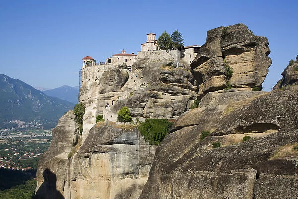 Holy Monastery of Varlaam, Meteora, UNESCO World Heritage Site, Thessaly, Greece, Europe