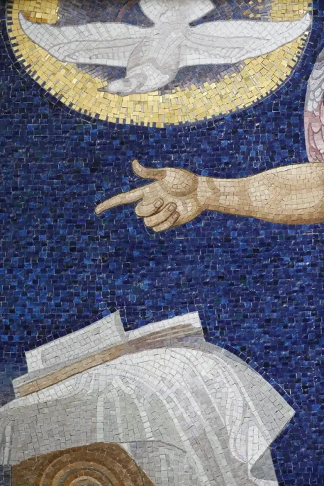 Framed Print : Holy Spirit in mosaic by Rudolf Jettmar, Am Steinhof church (Church Leopold), Vienna Framed Print : Holy Spirit in mosaic by Rudolf Jettmar, Am Steinhof church (Church Leopold), Vienna