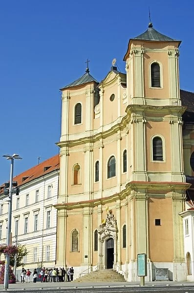 Holy Trinity baroque style church, Bratislava, Slovakia, Europe