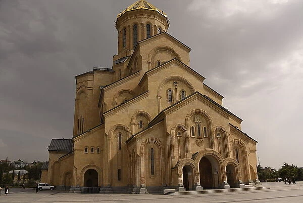 Holy Trinity Cathedral of Tbilisi, Georgia, Central Asia, Asia
