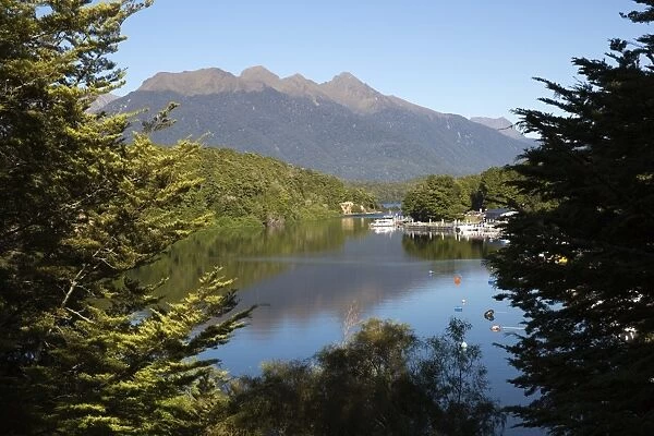 Home Creek on Lake Manapouri, Manapouri, Southland, South Island, New Zealand, Pacific