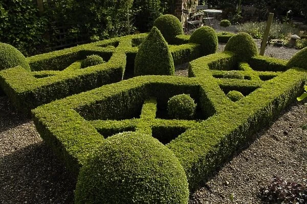 A home-made knot garden, England, United Kingdom, Europe