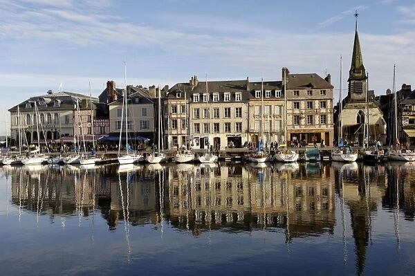 Honfleur Harbour, Calvados region, Normandy, France, Europe