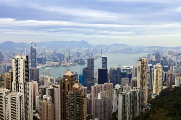 Framed Print : Hong Kong cityscape viewed from Victoria Peak, Hong Kong, China, Asia Framed Print : Hong Kong cityscape viewed from Victoria Peak, Hong Kong, China, Asia