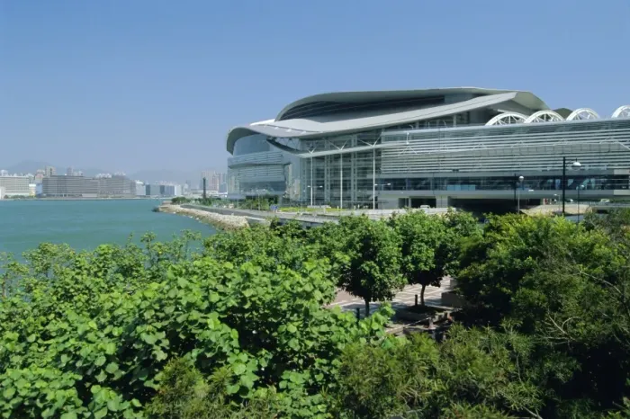 Framed Print : The Hong Kong Convention & Exhibition Centre, known locally as The Spaceship Framed Print : The Hong Kong Convention & Exhibition Centre, known locally as The Spaceship