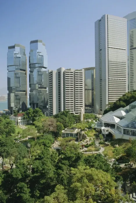 Framed Print : Hong Kong Park, Hong Kong, China, Asia