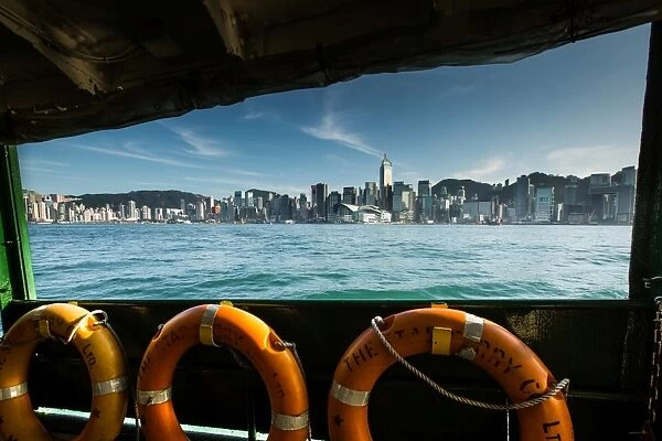 Hong Kong from Star Ferry, Hong Kong, China, Asia