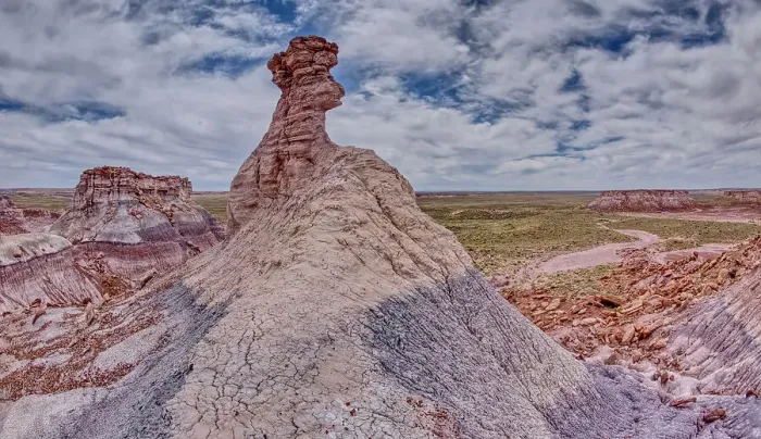 Framed Print : A hoodoo spire shaped like a Horse Head, in the valley below Blue Mesa of Petrified Forest National Park, Arizona, United States of America, North America Framed Print : A hoodoo spire shaped like a Horse Head, in the valley below Blue Mesa of Petrified Forest National Park, Arizona, United States of America, North America
