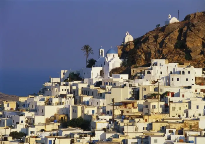 Framed Print : Hora Town, Ios Island, The Cyclades, Greece Framed Print : Hora Town, Ios Island, The Cyclades, Greece