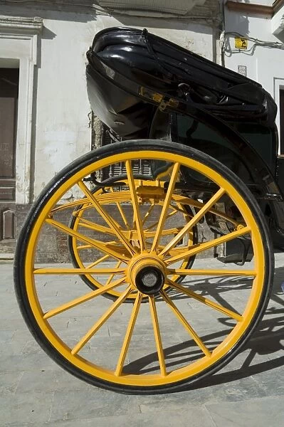 Horse carriage wheels