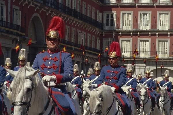 Horse-guards, Madrid, Spain, Europe