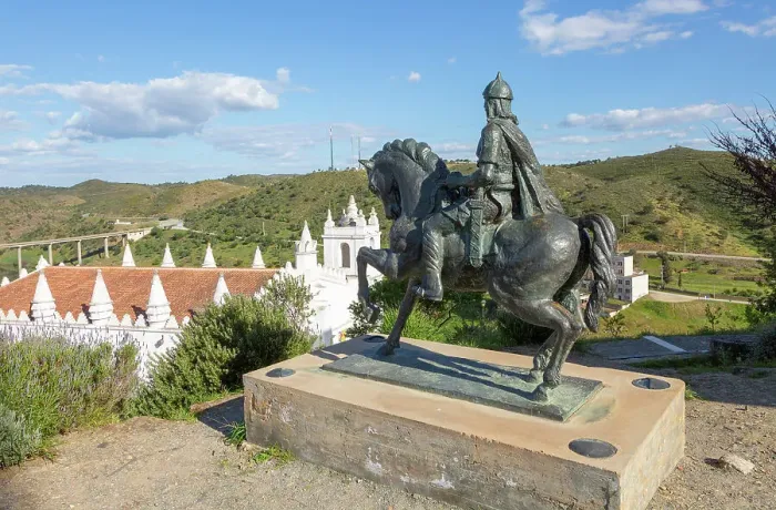 Framed Print : Horse and rider statue of Ibn Caci Moorish, prince and poet, village of Mertola, Baixo Alentejo, Portugal Framed Print : Horse and rider statue of Ibn Caci Moorish, prince and poet, village of Mertola, Baixo Alentejo, Portugal