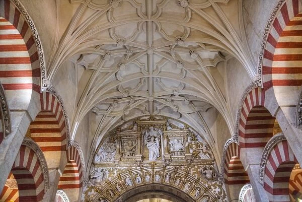 Horseshoe Arch in the Choir, The Great Mosque (Mesquita) and Cathedral of Cordoba