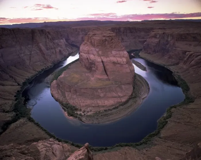 Framed Print : Horseshoe Bend, Colorado River, Utah, United States of America (U Framed Print : Horseshoe Bend, Colorado River, Utah, United States of America (U