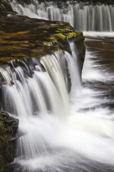 Framed Print : Horseshoe Falls, Brecon Beacons, Wales, United Kingdom, Europe