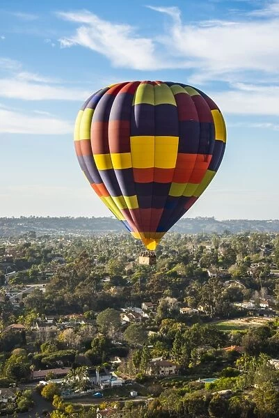 Hot air balloon, Encinitas, California, United States of America, North America