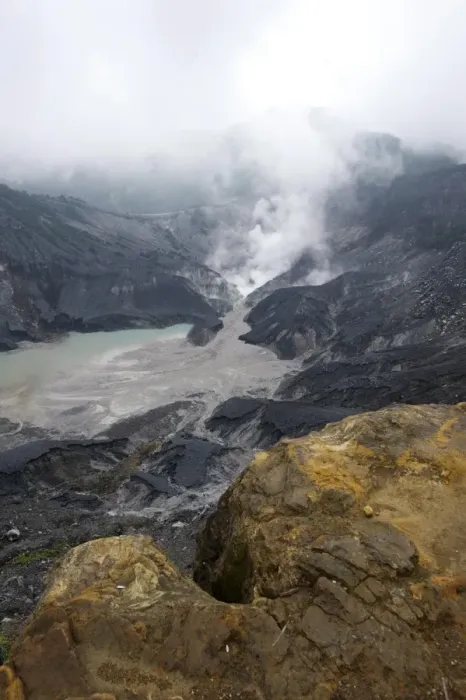 Framed Print : Hot volcanic steam rising into monsoon clouds from Kawah Ratu (Queens Crater) of Mount Tangkuban, Perahu, Bandung, Java, Indonesia, Southeast Asia, Asia Framed Print : Hot volcanic steam rising into monsoon clouds from Kawah Ratu (Queens Crater) of Mount Tangkuban, Perahu, Bandung, Java, Indonesia, Southeast Asia, Asia