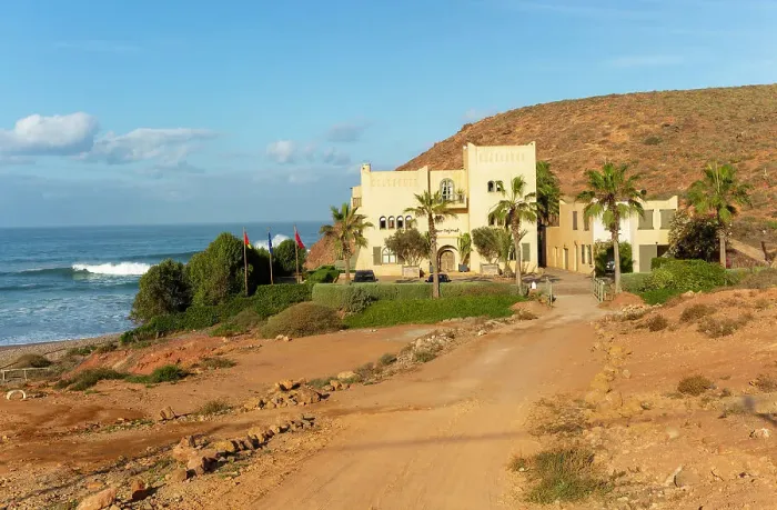 Framed Print : Hotel Auberge Dar Najmat, Mirleft, southern Morocco, North Africa, Africa Framed Print : Hotel Auberge Dar Najmat, Mirleft, southern Morocco, North Africa, Africa