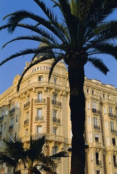 Hotel Carlton, Boulevard de la Croisette, Cannes, Cote d Azur, Alpes-Maritimes