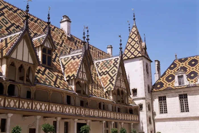 Framed Print : Hotel Dieu (Hospital of God), Beaune, Burgundy, France, Europe Framed Print : Hotel Dieu (Hospital of God), Beaune, Burgundy, France, Europe