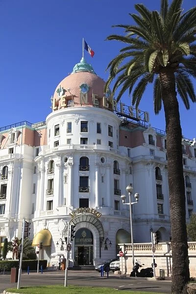 Hotel Negresco, Promenade des Anglais, Nice, Alpes Maritimes, Cote d Azur, French Riviera, Provence, France, Europe
