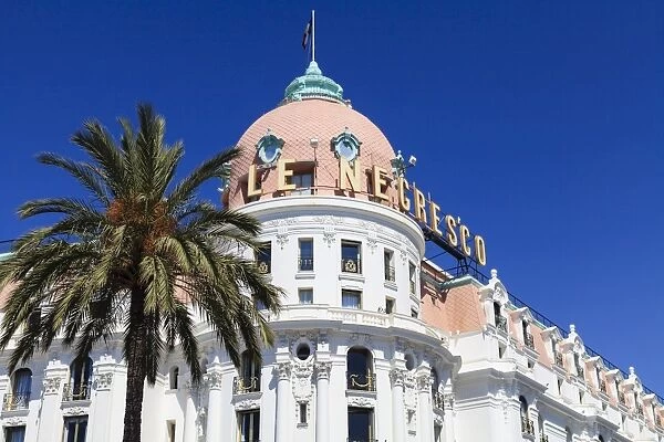 Hotel Negresco, Promenade des Anglais, Nice, Alpes Maritimes, Provence, Cote d Azur, French Riviera, France, Europe