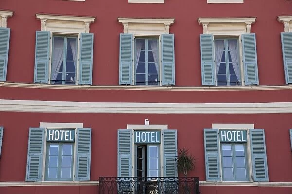 Hotel, Place Massena, Nice, Alpes Maritimes, Cote d Azur, French Riviera, Provence, France, Europe