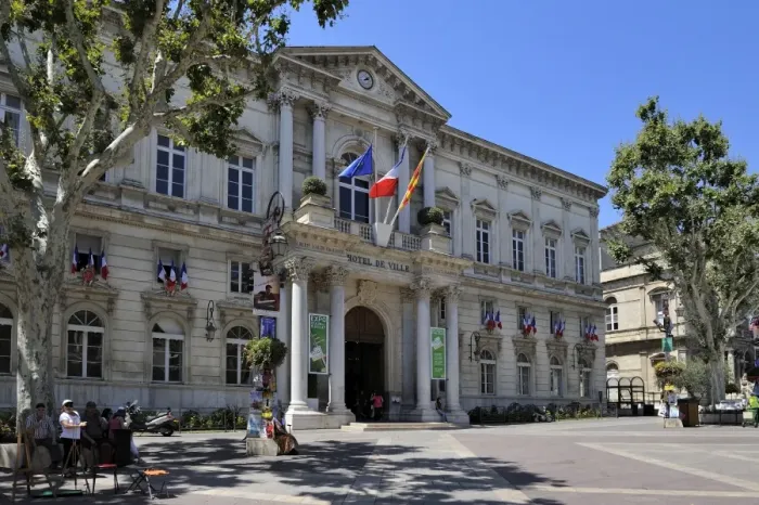 Framed Print : Hotel de Ville (Town Hall), Avignon, Provence, France, Europe Framed Print : Hotel de Ville (Town Hall), Avignon, Provence, France, Europe