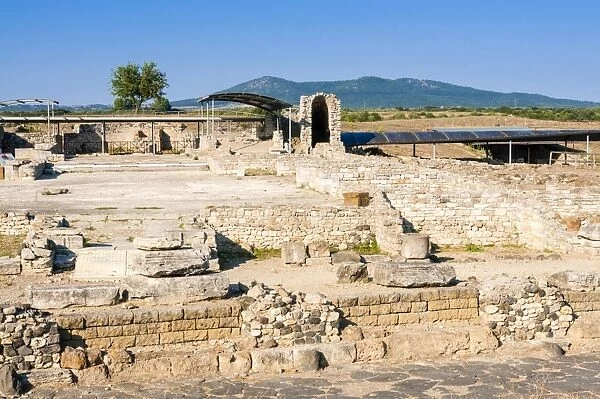 The house of the Cryptoporticus, Archaeological Park of Vulci, Etruscan city, Vulci