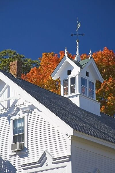 House detail in Meredith, New Hampshire, New England, United States of America
