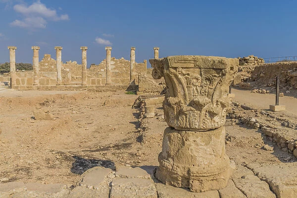 The House of Theseus in Paphos Archaeological Park, UNESCO World Heritage Site, Paphos
