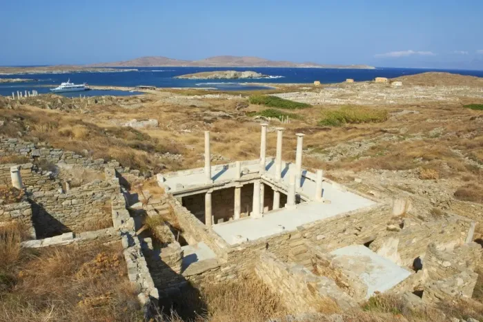 Framed Print : House of Trident, archaeological site, Delos, UNESCO World Heritage Site Framed Print : House of Trident, archaeological site, Delos, UNESCO World Heritage Site