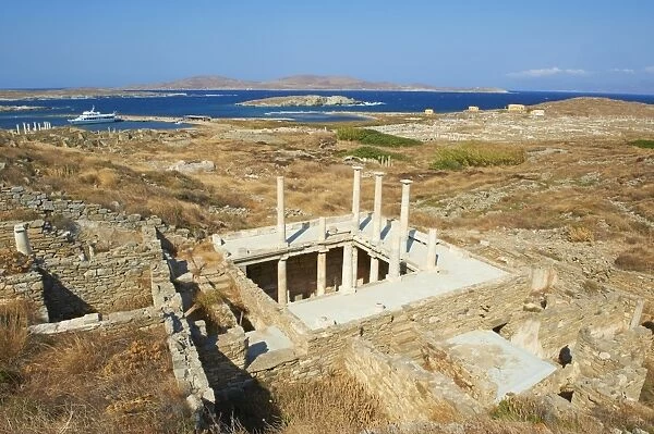 House of Trident, archaeological site, Delos, UNESCO World Heritage Site