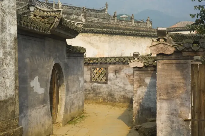 Framed Print : Houses, Cheng Kan Village, Anhui Province, China, Asia
