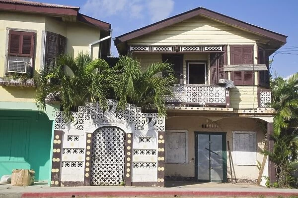 Houses, Dangriga, Belize, Central America